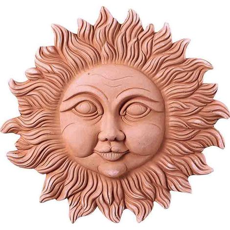 SOLE SPLENDENTE IN TERRACOTTA 18CM