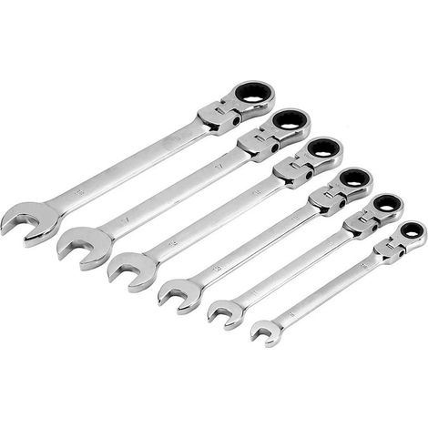 12 clés mixtes à cliquet 8‑19 mm – 72 dents, double extrémité – Set pour mécanique auto et réparation d’engins (1/5)