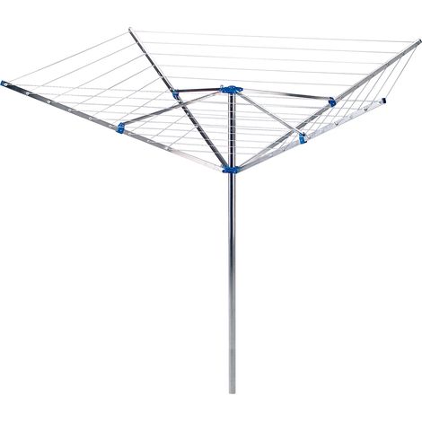 Garten 50 Alu Wäscheleine 180x180x187cm Gimi 153475 (1/5)