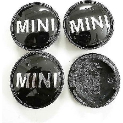 Cache-moyeu de roue (mini noir) pour Mini Cooper Countryman JCW 54 mm standard (1/5)