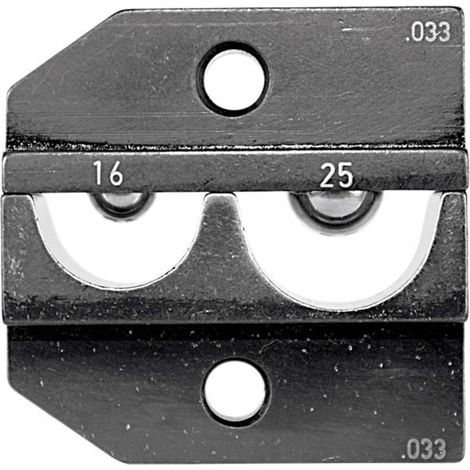 Rennsteig Werkzeuge 624 033 3 0 Matrice à sertir pour cosses non-isolées, pour connecteur non-isolé 16 à 25 mm² adapté (1/2)