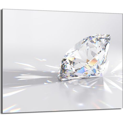 Placa protectora de vidrio para estufa 60x52 Diamante (1/5)