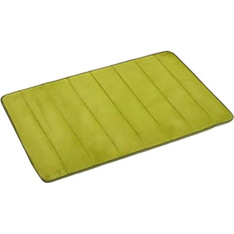 1 Alfombrilla de baño, espuma viscoelástica, antideslizante, microfibra suave, para baño (1/5)