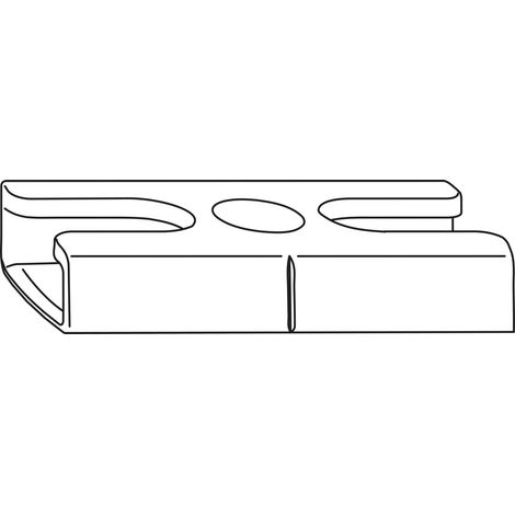 WINKHAUS Schließblech SBA.H.9-20, Standard, Eurofalz 12/20-9V, Zink silber