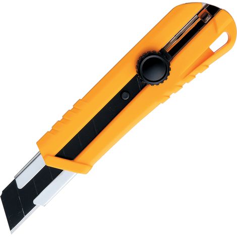 Cuchillo segmentado KDS H-12YE Job Boss Pro amarillo de 25 mm (1 hoja negra) (1/4)