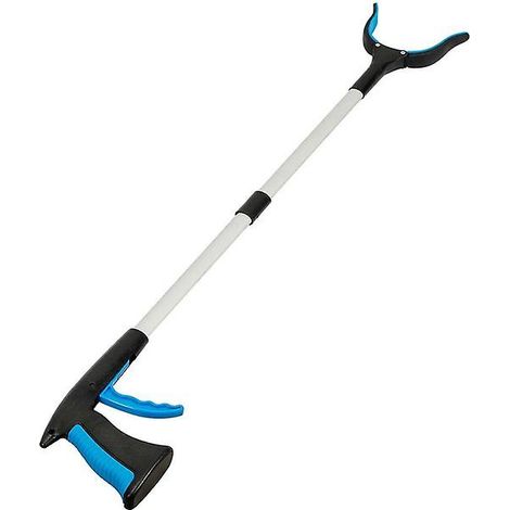 Pince pliable, adaptée aux personnes âgées et handicapées pour collecter les outils, ramassage des ordures (bleu) (1/3)