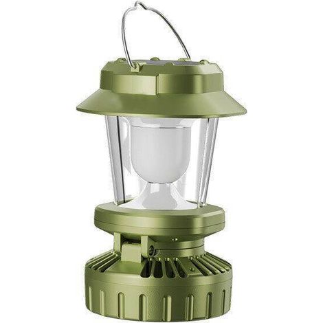 Lanterne solaire de camping rechargeable, longue durée, lumière chaude et batterie lampe (1/5)
