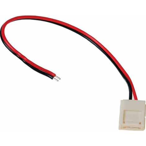 Connettore unilaterale 2 pin striscia LED 8mm EKPZ716
