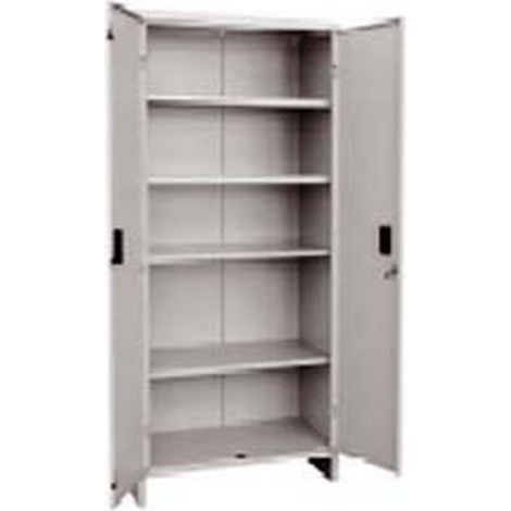 1PZ ARMADIO TUTTOPIANI IN METALLO A DUE ANTE ALTO SMONTATO - cm.80x40x180h.