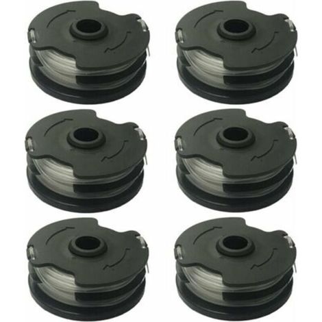 Bobines de fil de rechange pour débroussailleuse Parkside PRTA 20-Li – Nylon polyamide 1,4mm – Lot de 6 pour coupe précise (1/5)