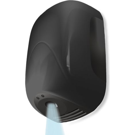 Asciugamani elettrico nero automatico 900W (1/4)