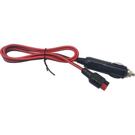 Car Cigarette Lighter Plug, 14AWG Cigarette Lighter 45A Extension Cable Adapter Connector, with Internal 15A Fuse, Compatible with Anderson PowerPole Port - 1M/3Ft (1/5)