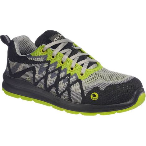 Zapato deportivo Compositelite Eco Safety S1P FC08 48 Negro/Amarillo