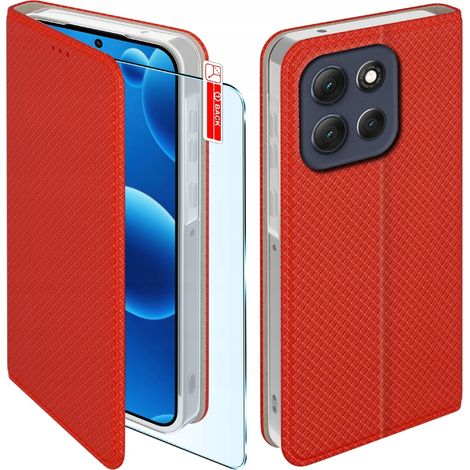 Klapphülle für Motorola G86 G86 Power Lockable Case + 9H Glas (1/5)