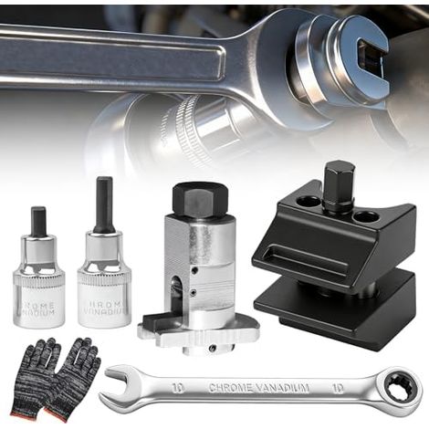 Kit Écarteur de Jambe Force 4 Pièces – Roulement Roue en Acier Trempé, avec Gants et Clé, Outil pour Réparation Amortisseur, Voitures, Suv Véhicules Utilitaires - (1/5)