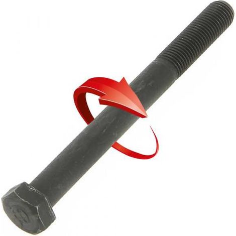 Vis lame Ø 9,5 mm Longueur 94 mm Pas à droite. (1/4)