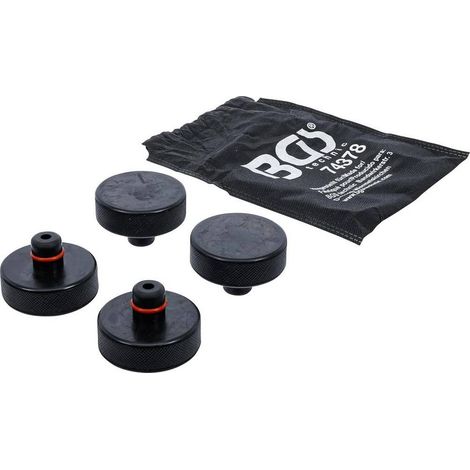 Coussinets de Levage Tesla Modèles 3, S, X, Y - 4 pcs - Protection et Sécurité du Véhicule, - D-Work (1/5)