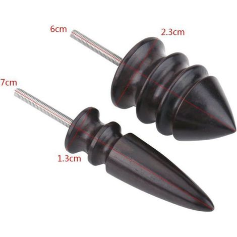 Brunissoir Cuirs - Embout Polissage Multi-Rainures Pour Perceuse - Pour Finition Bords Cuir Ceintures Etuis Selle - Lot De 2 Pièces (1/5)