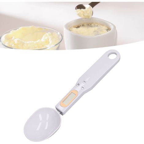 Mini-Haushaltsmesslöffel, 500 g/0,1 g, ideal zum Abmessen von Lebensmitteln, Milchpulver und für den Gebrauch in der Küche. (1/5)