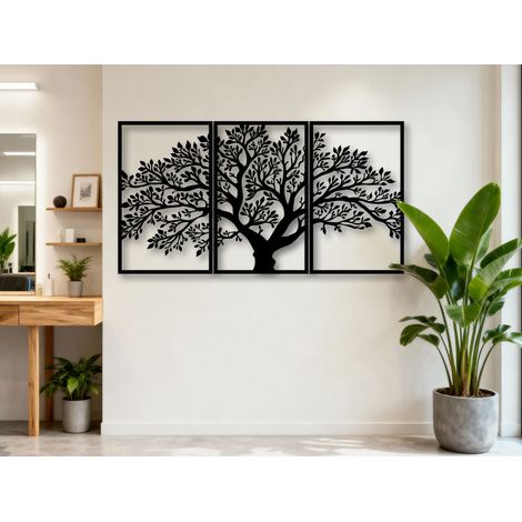 DECORAZIONE DA PARETE IN LEGNO "ALBERO 1" + IMMAGINE AGGIUNTIVA ALBERO 178 X 98 CM + IMMAGINE AGGIUNTIVA (1/5)