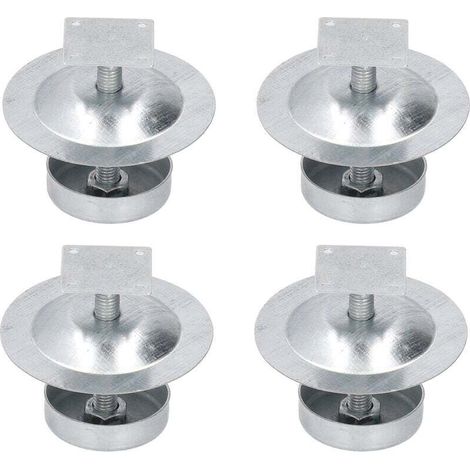 4Set pieds de ruche anti-fourmis en acier inoxydable Base de ruche apiculture support de ruche pour apiculteur