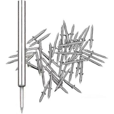 500 clous de plinthe à double tête, vis de sécurité invisibles avec 5 outils d'installation (1/5)