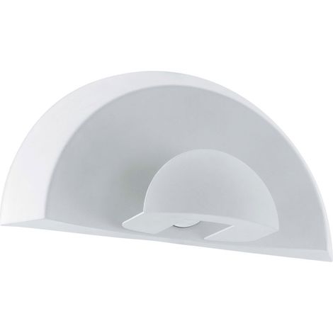 Wandleuchte Außenlampe Außenleuchte Wandlampe Terrassenleuchte Balkon, IP44, Glas satiniert weiß Stahl, 1x G9