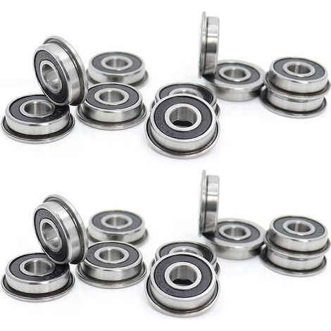 20 Stück F695-2RS Lager 5x13x4mm Flansch-Miniatur-Rillenkugellager F695RS für VORON Mobius 2/3 3D-Drucker (1/5)