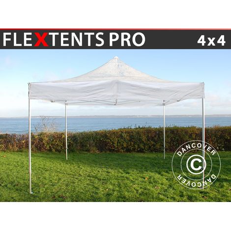 Tente pliante FleXtents PRO 4x4m Transparent