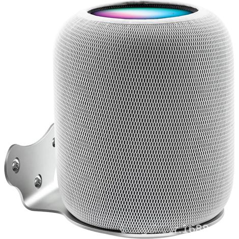 Hp-2-Wm Compatible With Apple Homepod 2 Wall Mount Stand Accessories With Integrated Cable Management, Speaker Accessories Rack (Apple Homepod 2, Silver) 1 Piece (1/5)