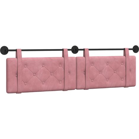 Maison Exclusive - Hängendes Kopfteil Rosa Samt
