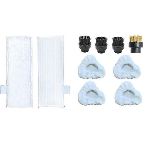 Brosses vapeur, bonnet vapeur, lingettes triangulaires pour balai vapeur Dupray, pièces de rechange pour nettoyeur vapeur (1/5)