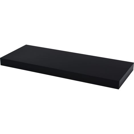 RIPIANO TAMBURATO 60X23,5XH3,8CM NERO LUCIDO. (1/2)