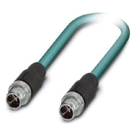 Câble Ethernet catégorie 6a Blindé Phoenix Contact, Bleu, 10m Avec connecteur Droit ( Prix pour 1 )