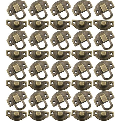 Serrures vintage pour coffret à bijoux en fer, lot de 30 (1/5)
