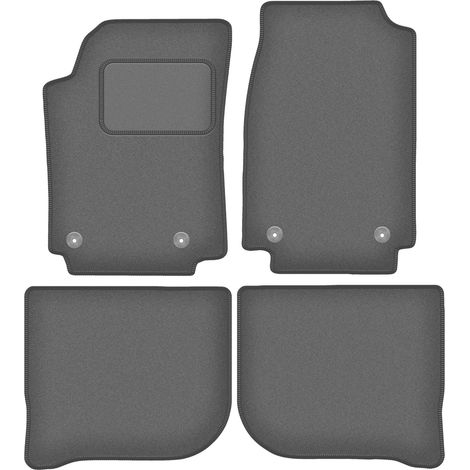 Alfombrillas de velour grafito para Audi 100 C4 avant, station wagon, sedan (1991-1994)
