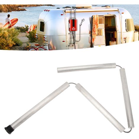 Tige d'anode flexible multisection intégrée pour chauffe-eau de 43 pouces, tige en magnésium filetée 3/4" NPT de 21 x 1100 mm, adaptée aux chauffe-eau. (1/5)