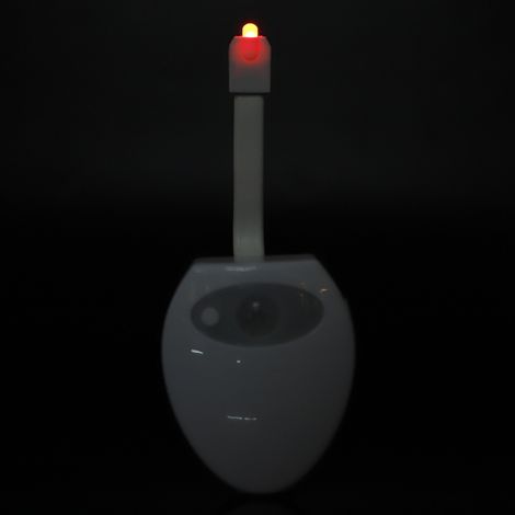 Veilleuse de toilette à capteur de présence humaine, rechargeable par USB. (1/5)