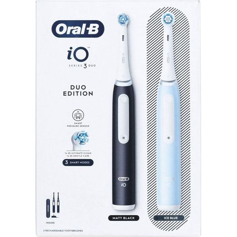 Braun Oral-B iO Series 3 Negro Azul Cepillo de Dientes Eléctrico