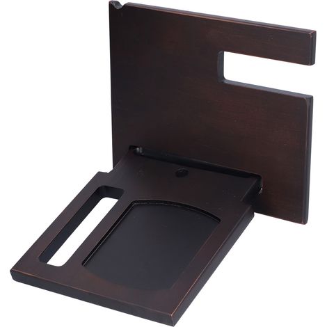 Multifunktionaler Handyhalter mit Haken für Uhr, Brille, Schlüssel und Schmuck, Schreibtisch-Organizer, dunkles Design (1/5)