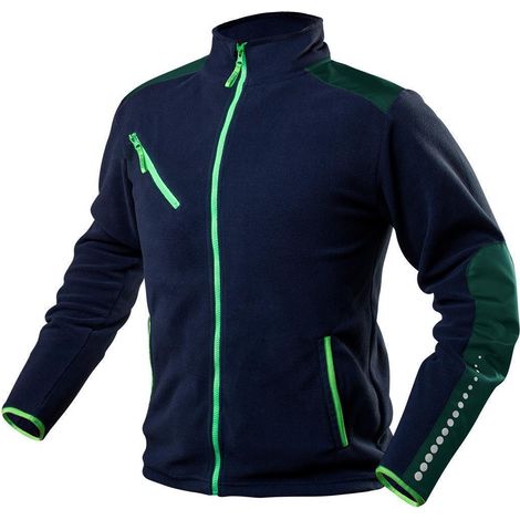Premium Fleecejacke mit reflektierenden Elemente, Cordura Verstärkung XXXL (1/5)