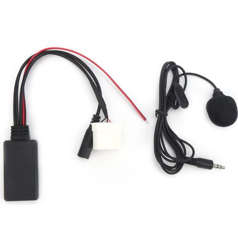 Autoradio Bluetooth Stéréo avec Microphone Mains Libres, Adaptateur Audio pour Voiture, Compatible Mazda 2/3/5/6/MX5/RX8 2006+ (1/5)