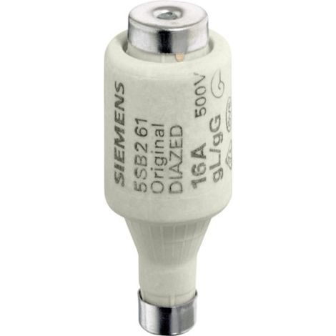 Fusibile Diazed Dii Gl/Gg E27 4A 500Vca/Cc (Siemens Cod. 5Sb221) (1/3)