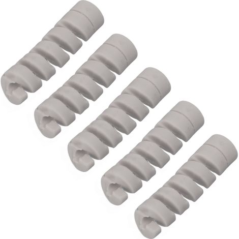 Housse de protection grise en caoutchouc pour cadre de vélo, lot de 5 gaines de câble de frein et de dérailleur (1/5)