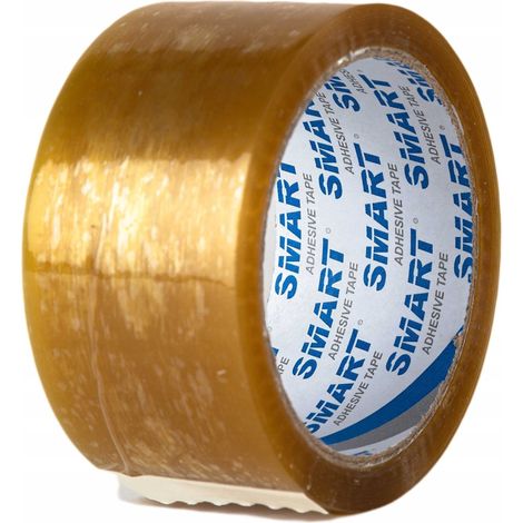 SMART Transparentes Verpackungsband aus Naturkautschuk (LÖSUNGSMITTELFREI) 48/132y