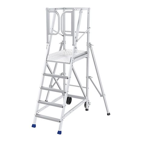 Escabeau 5 marches - Hauteur max. de travail 3.25m - ER5 (1/5)