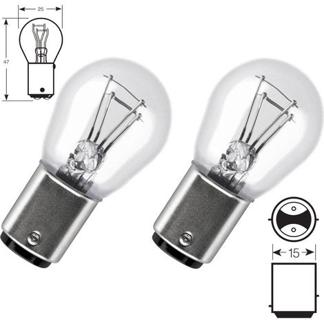2 x Ampoules P21/4W 12V Standard - ampoule d'origine (1/2)