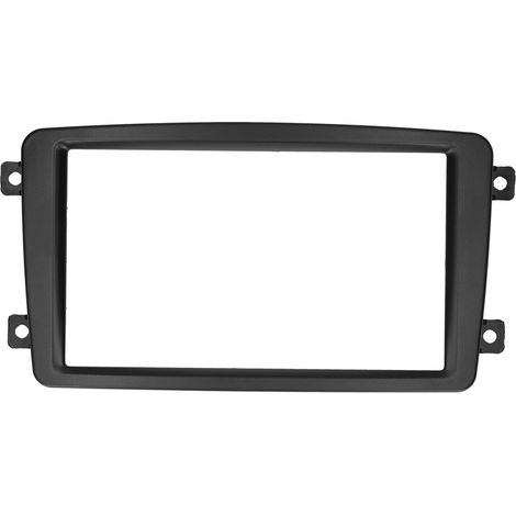 2 supports autoradio stéréo voiture + cadre façade tableau de bord DVD compatible Mercedes Classe C W203 2002-2004 (1/5)