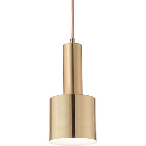 Ideal Lux HOLLY - Plafonnier d'intérieur à 1 lumière, laiton satiné, E27 (1/2)