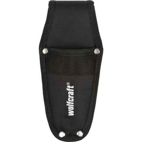 Wolfcraft Étui à Couteau Noir 120 mm Durable et Pratique (1/5)